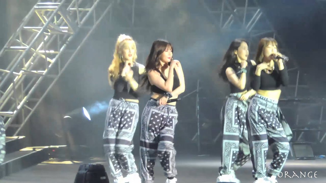 160305 I Want Cube Pop in Macau - 4minute Fan cam (Main Jiyoon)