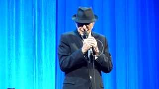 Leonard Cohen - Ain`t No Cure For Love - Centre Bell, Montreal - 28-11-2012