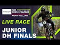 Live race  junior mens uci downhill world cup fort william