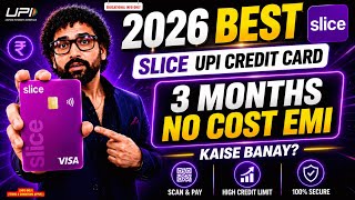 Slice Upi Credit Card 2026  Slice Credit Card Apply Online  3 Month Emi Kaise Milegi Review