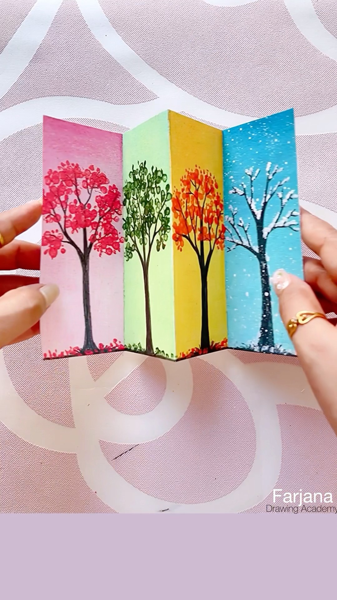 4 seasons #painting #art #shorts