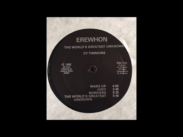 CY TIMMONS - NOWHERE (CT 1001) - YouTube