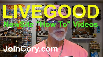 LIVEGOOD New NowSite AI "How To" Training Videos On The Way