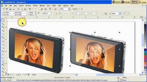 Creating gloss effect on a product photo in CorelDraw
