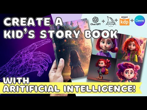 How to Create a Children's Book Using ChatGPT and Midjourney AI - EASY Step  by Step for  KDP 