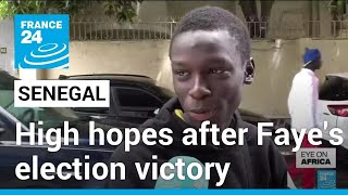 'Can't put into words what it means': Faye supporters have high hopes after Senegal election victory