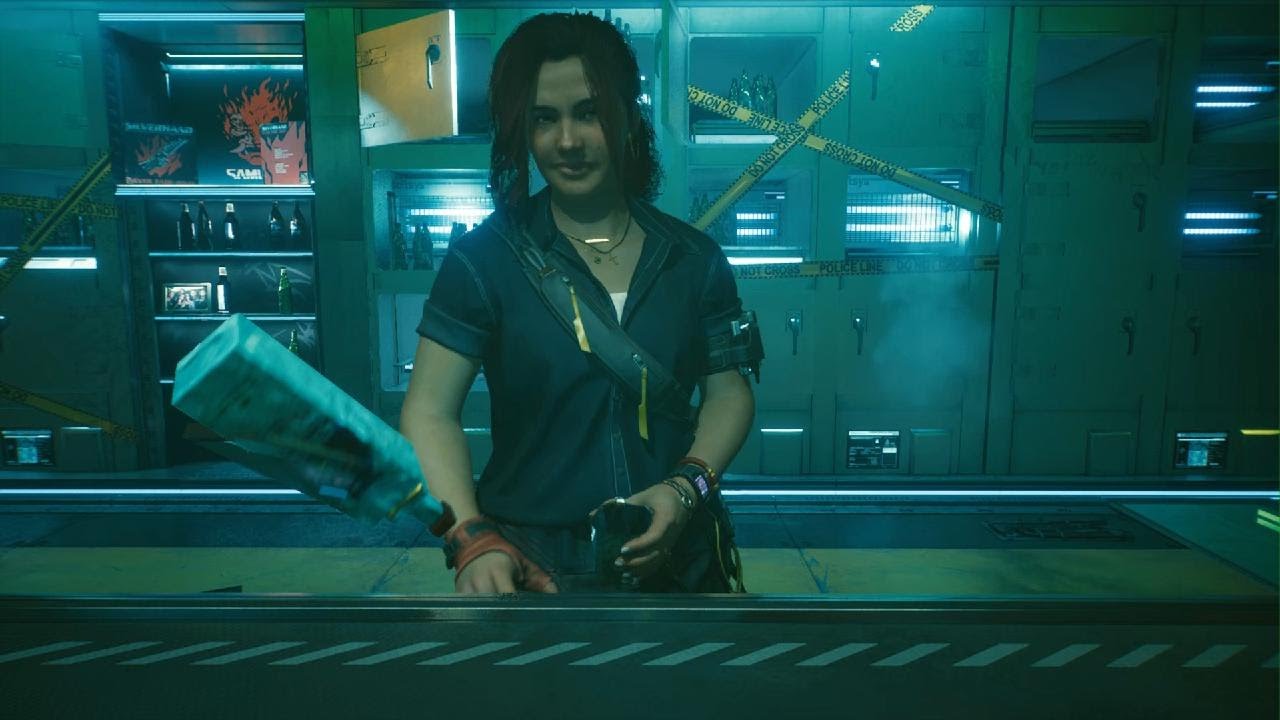 Cyberpunk 2077 Заказ напитка, названного в честь V