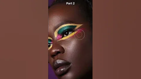 Part 2. Dark skin retouching in Photoshop #retouch #makeup #beauty #photoshop