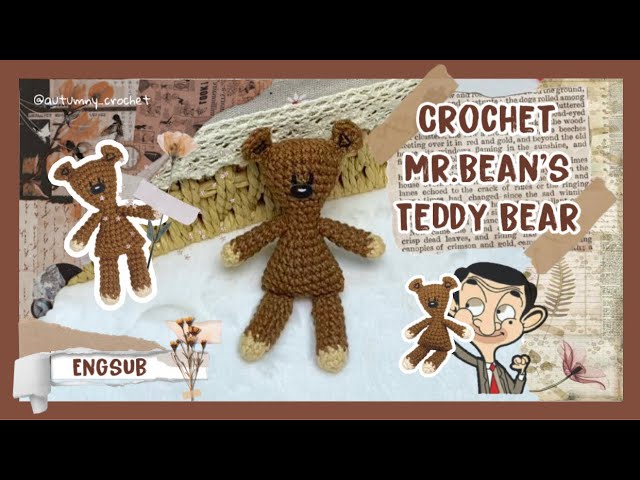 How to Crochet Mr. Bean's Teddy Amigurumi: A Detailed Free Pattern