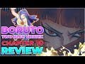 Himawari loses her temper  sarada defeats hidari  boruto tbv chapter 10 review