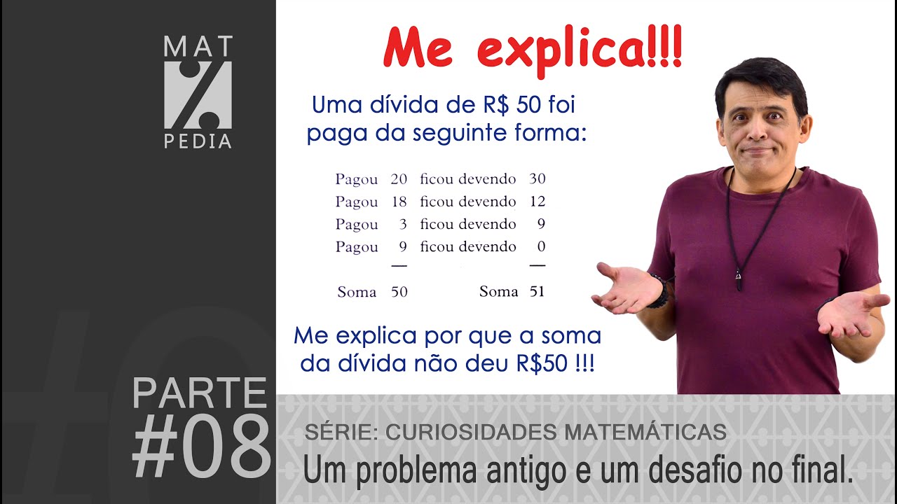 Os 50 reais que viraram 51 - MatPédia - YouTube