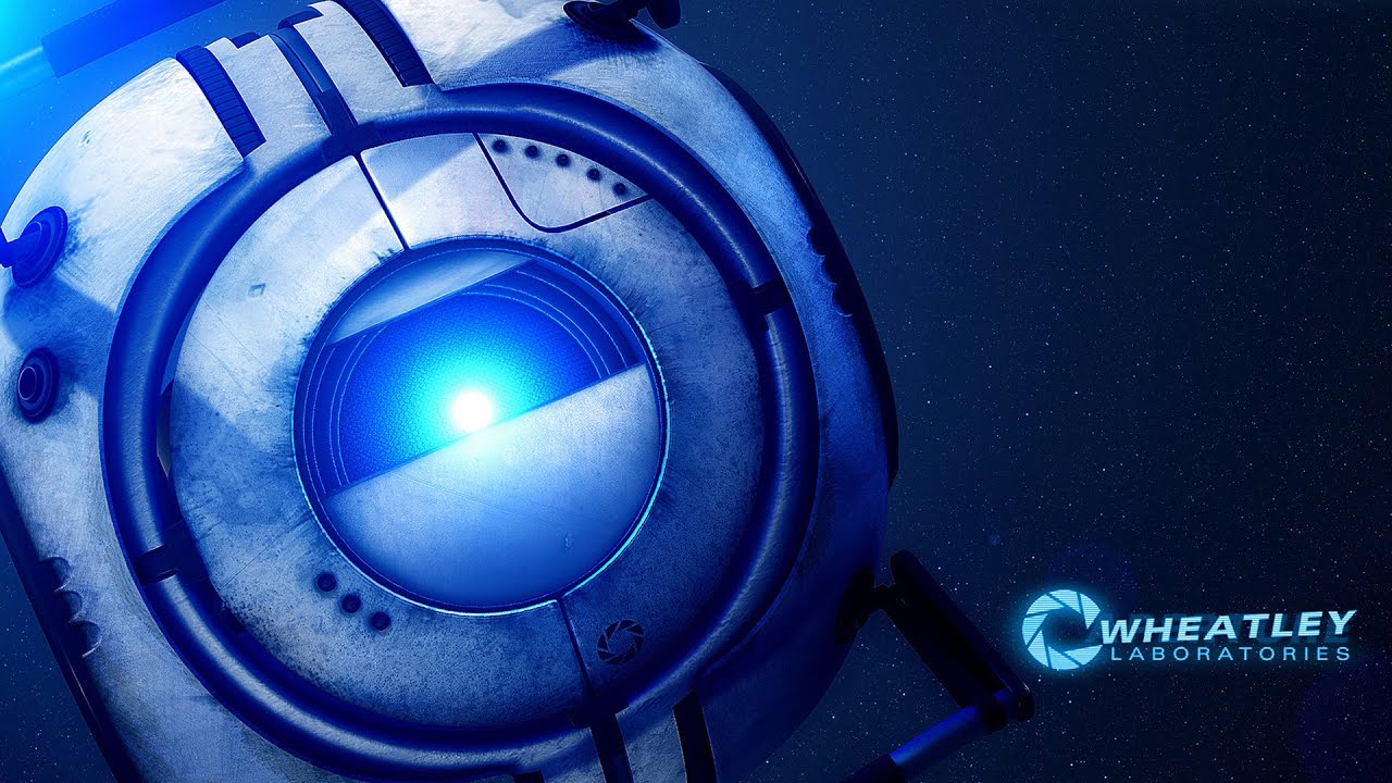 Portal 2 Ending GLaDOS poem and Wheatley in space #shorts - YouTube