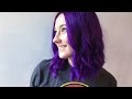Purple Hair Transformation | malarayofsunshine