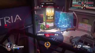 Overwatch Widow Maker 100% Accuracy 8 Rapid Shots Multi-Kill Highlight Clip