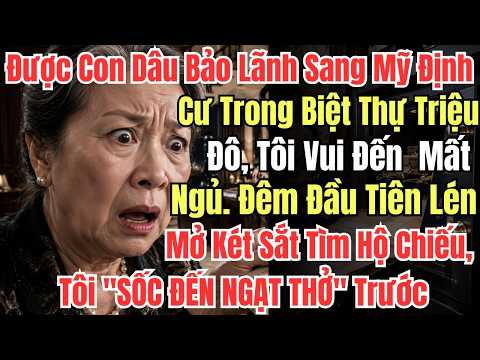 Được Con Dâu Bảo Lãnh Sang Mỹ Định Cư Trong Biệt Thự Triệu Đô, Tôi Vui Đến Mất Ngủ. Đêm Đầu Tiên Lén