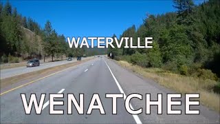Wenatchee.WA - Waterville,WA USA driving with 25 ft Fleetwood Flair