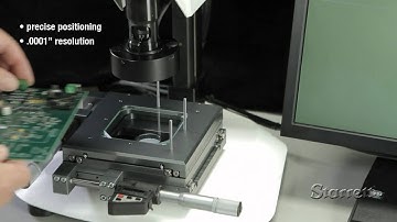 Starrett   KineMic Video Microscope 2x2 stage