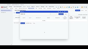 [ECOUNT Basic] Accounting - Setup - Reg. Bank Account