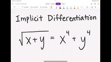 Let sqrt(x+y)=x^4+y^4. Find dy/dx by implicit differentiation.