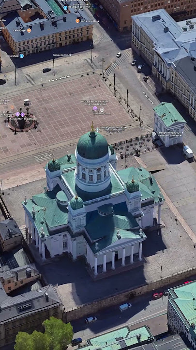 Google Earth Helsinki Cathedral #helsinki #cathedral
