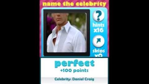 Quizcraze celebrities game answers level 12