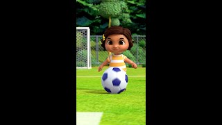 Nina Makes A GOAL! #shorts #cocomelon #ninasfamilia #sports #soccer