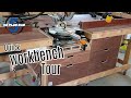Diy workbench with built in power tools