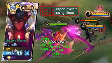 NEW BUILD DYRROTH WTF DAMAGE AND LIFESTEAL!! THEY THINK I’M USING CHEAT🔥