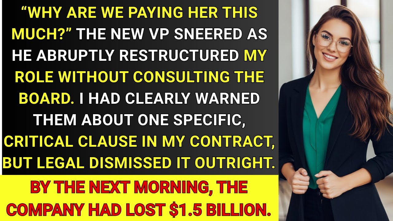 The New VP Mocked My Salary — One Hidden Contract Clause Cost Them $1.5 Billion