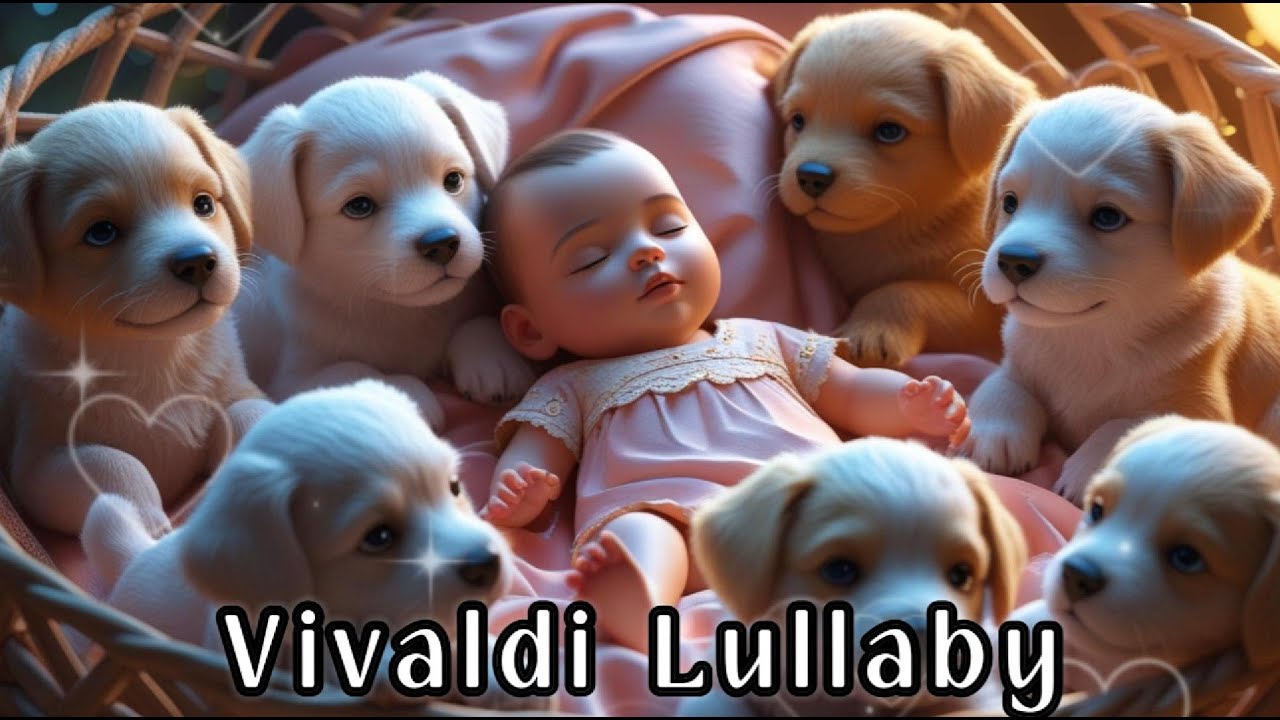 Vivaldi Gentle Night Lullaby 🌙 Calming Baby Sleep Music 👶💤🌟