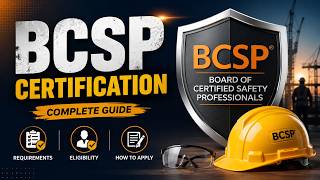 How to Get BCSP Certification | Requirements, Eligibility & Complete Process #youtube #csp