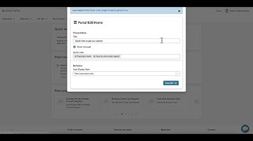 Features Shorts: Configurable Portal Widgets: Portal Quick Links
