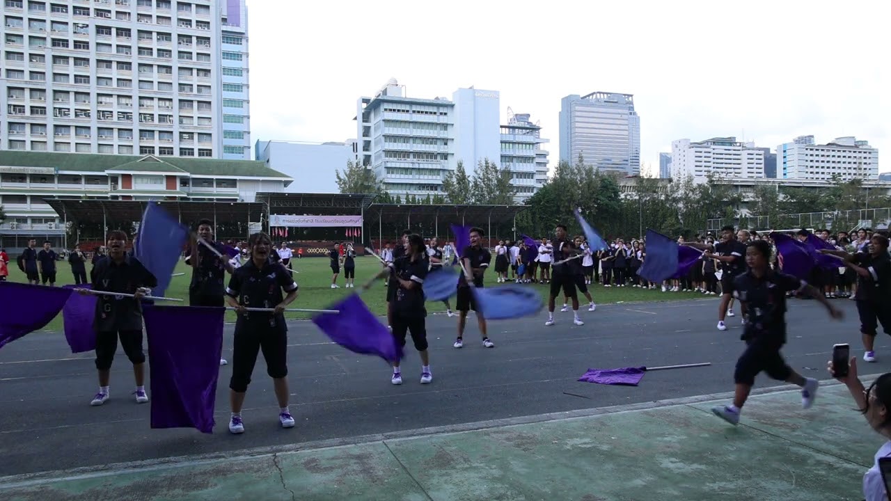 การแสดงเปิดสแตนด์ของคณะคัลเลอร์การ์ดประจำคณะสีม่วง ปีการศึกษา 2566 ✧˖*°