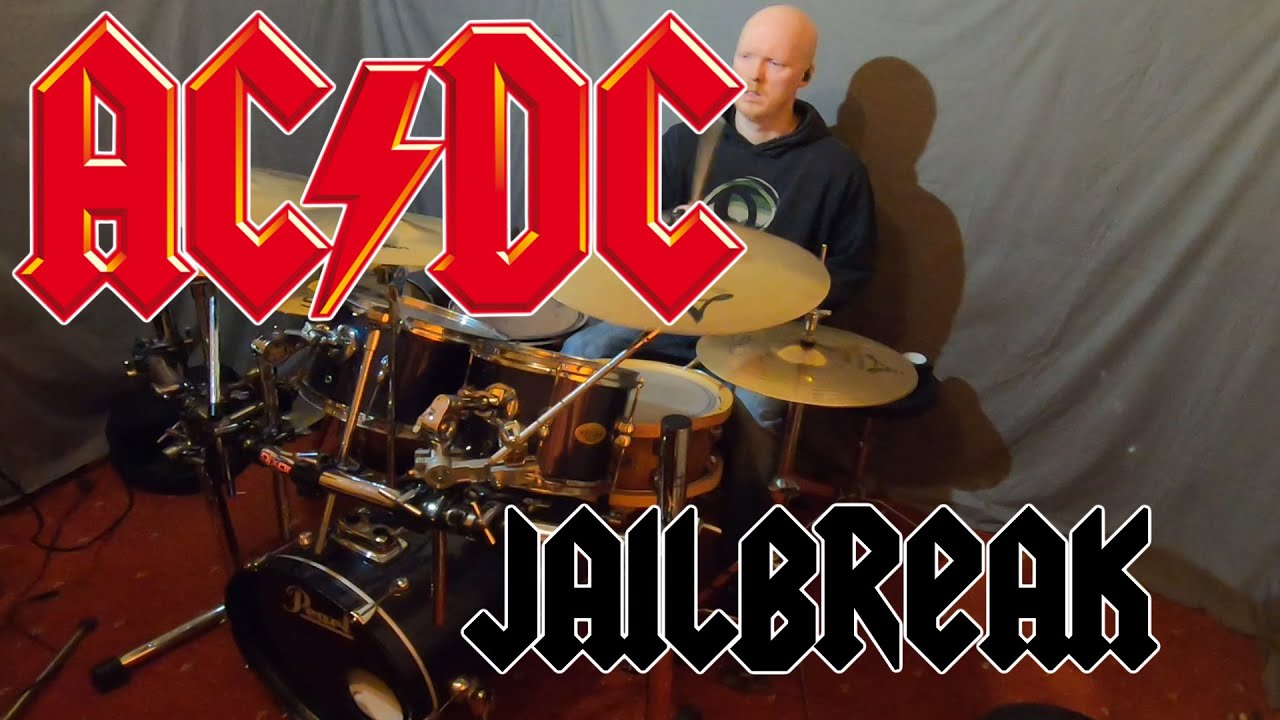 ac dc - jailbreak (drums only cover) - YouTube