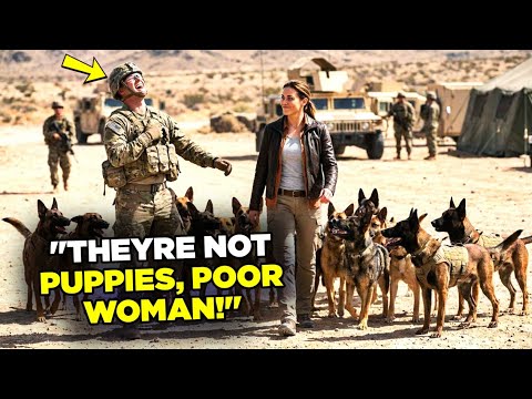 A Handler Sneered as the Woman Neared His Attack Dog — One Word Put All 18 K9s at Her Heel