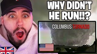 Brit Reacts to The Best American Tornado Footage Ever Shot - Columbus