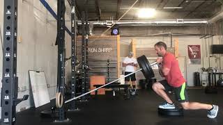 Celebrity Landmine Fr Ft Elevated Reverse Lunge Profile