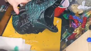 Hand Painting 3D Print Models Dry Brushing Tutorial