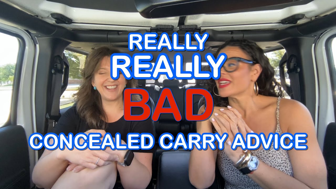 Really Bad Concealed Carry Advice