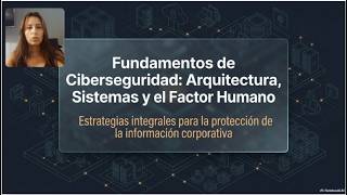 Fundamentos de Ciberseguridad Arquitectura, Sistemas y el Factor Humano