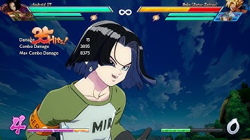 Dragon Ball Fighterz Android 17 corner combo with Android 16 assist