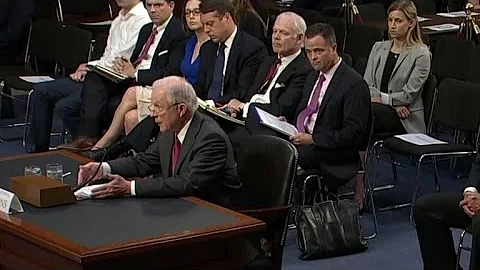 Jeff Sessions "appalled" by accusations of colluding with Russia