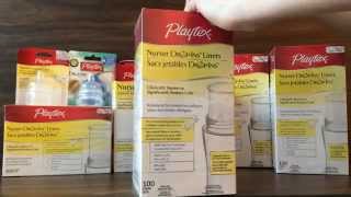 Un-boxing Playtex Disposable Liner 8oz isi 100