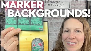 Try This Technique for Alcohol Marker Backgrounds!