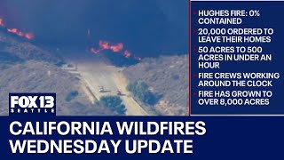 20,000 ordered to evacuate due to California wildfire | FOX 13 Seattle