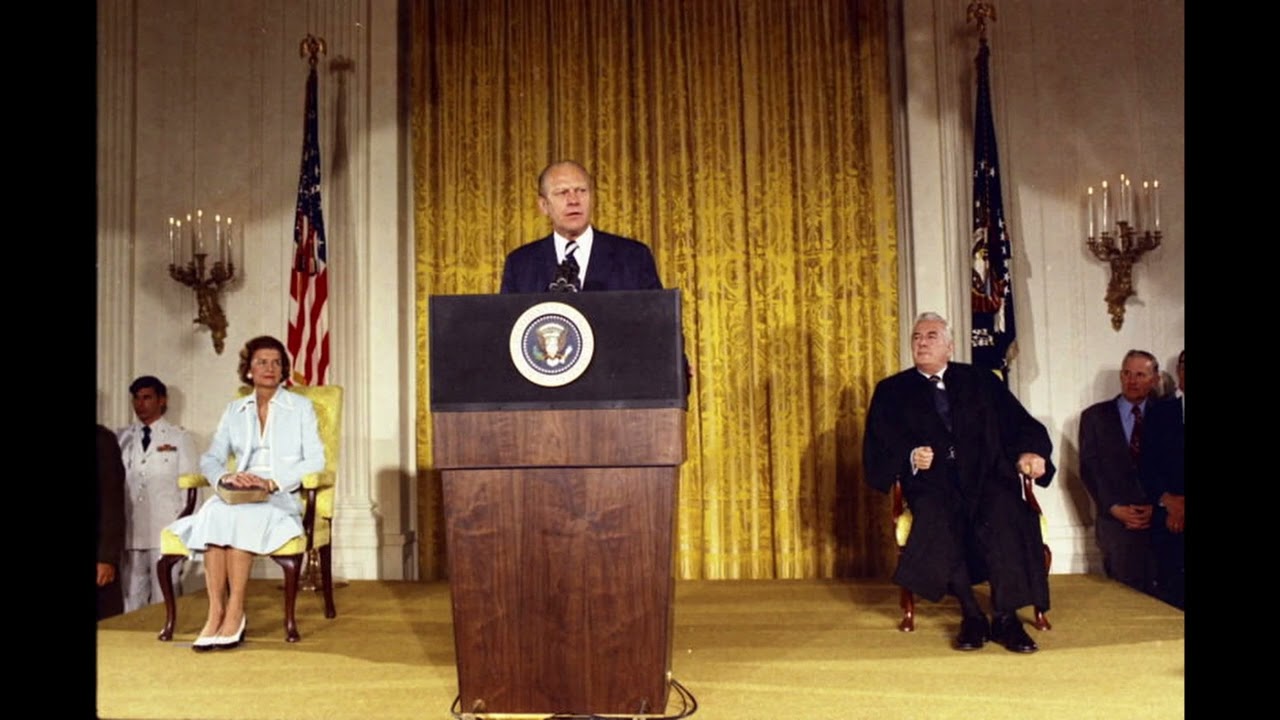 Gerald Ford's Oath of Office Address | Presidential Inauguration Moment