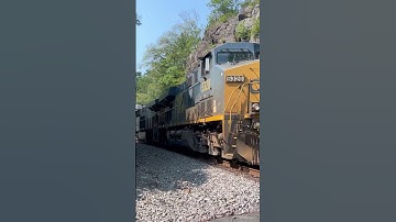 CSX ES40DC at mine dock NY