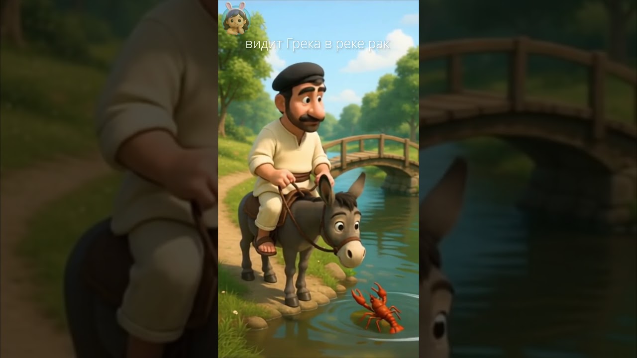 Скороговорка «Ехал Грека через реку» | Весёлый мультфильм для детей