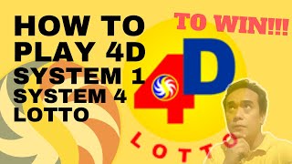 4D LOTTO SYSTEM PLAY Roll 1 / Roll 4 - PCSO   HOW TO PLAY TO WIN screenshot 3