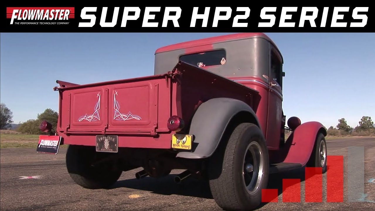 throttlestop açılmıyor 1932 Ford Rat Rod Pickup with Flowmaster Super HP-2 Mufflers